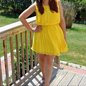 Yellow Swing Dress